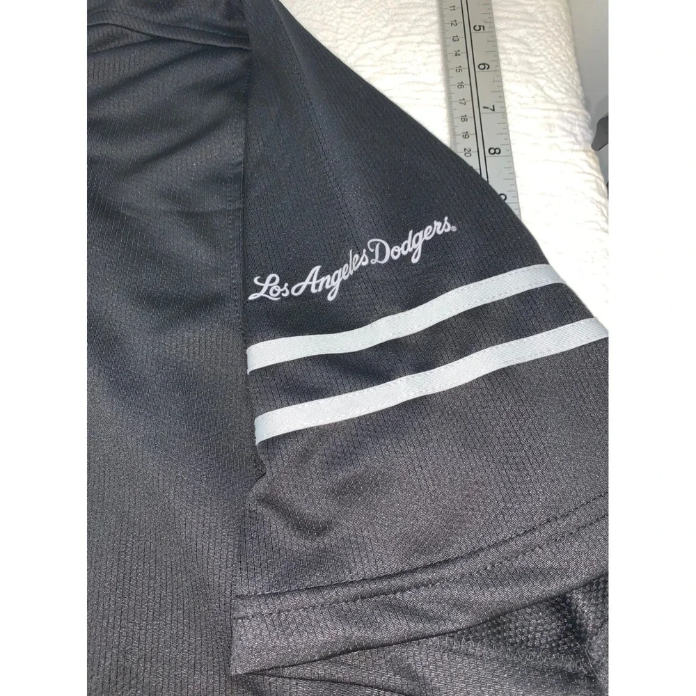 Stitches Los Angeles Dodgers MLB‎ Baseball Jersey Black White Mens XL New OOP
